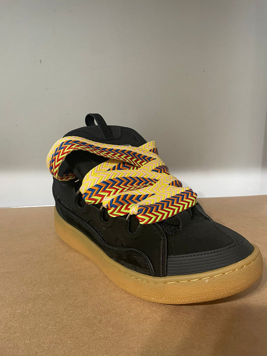 Lanvin Curb Sneaker Black Suede | Full Box