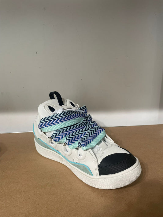 Lanvin Curb Sneaker White & Blue | Full Box