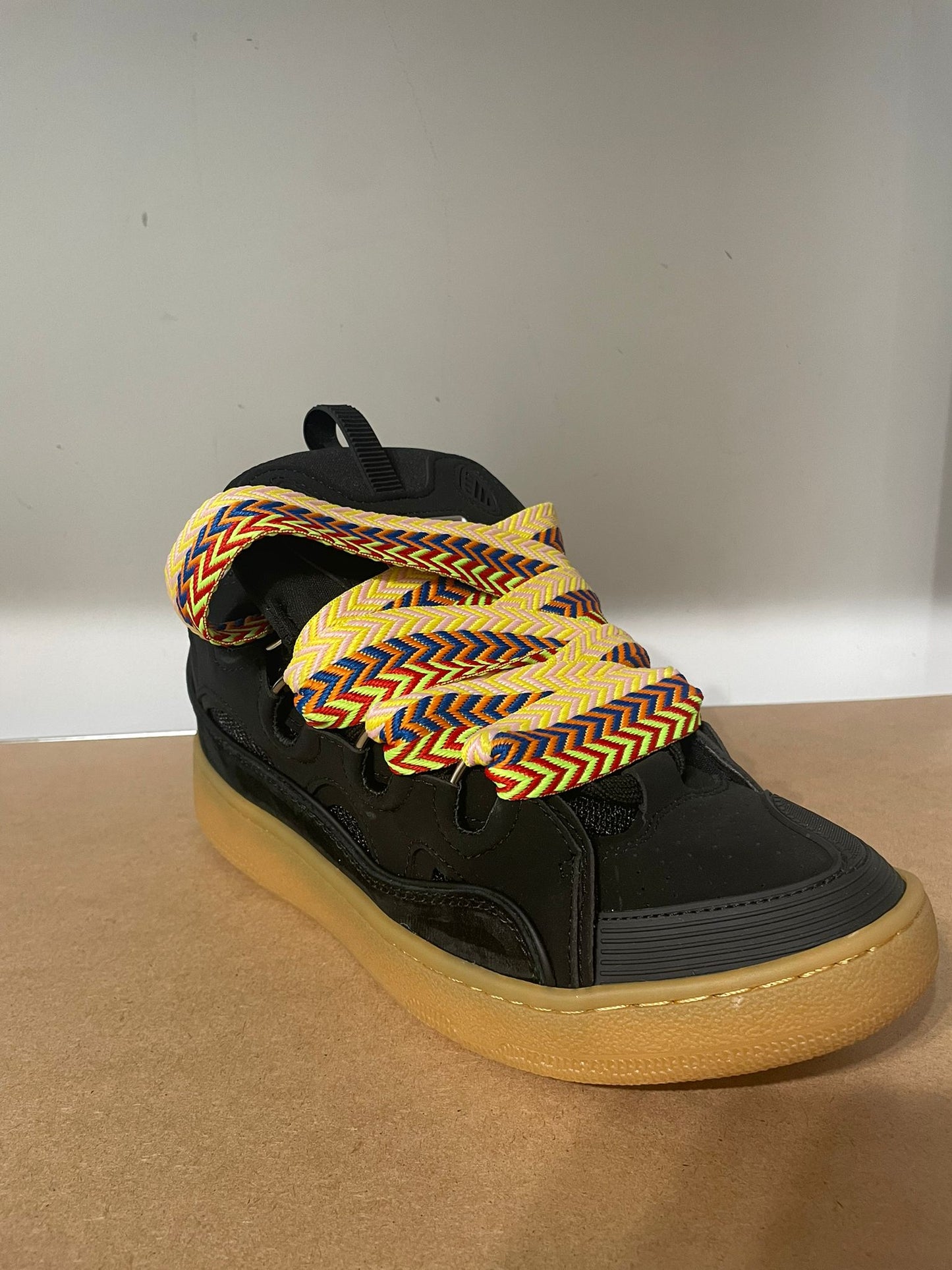 Lanvin Curb Sneaker Black Suede | Full Box