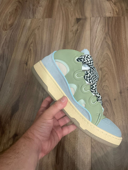 Lanvin Curb Sneaker Blue & Green | Full Box